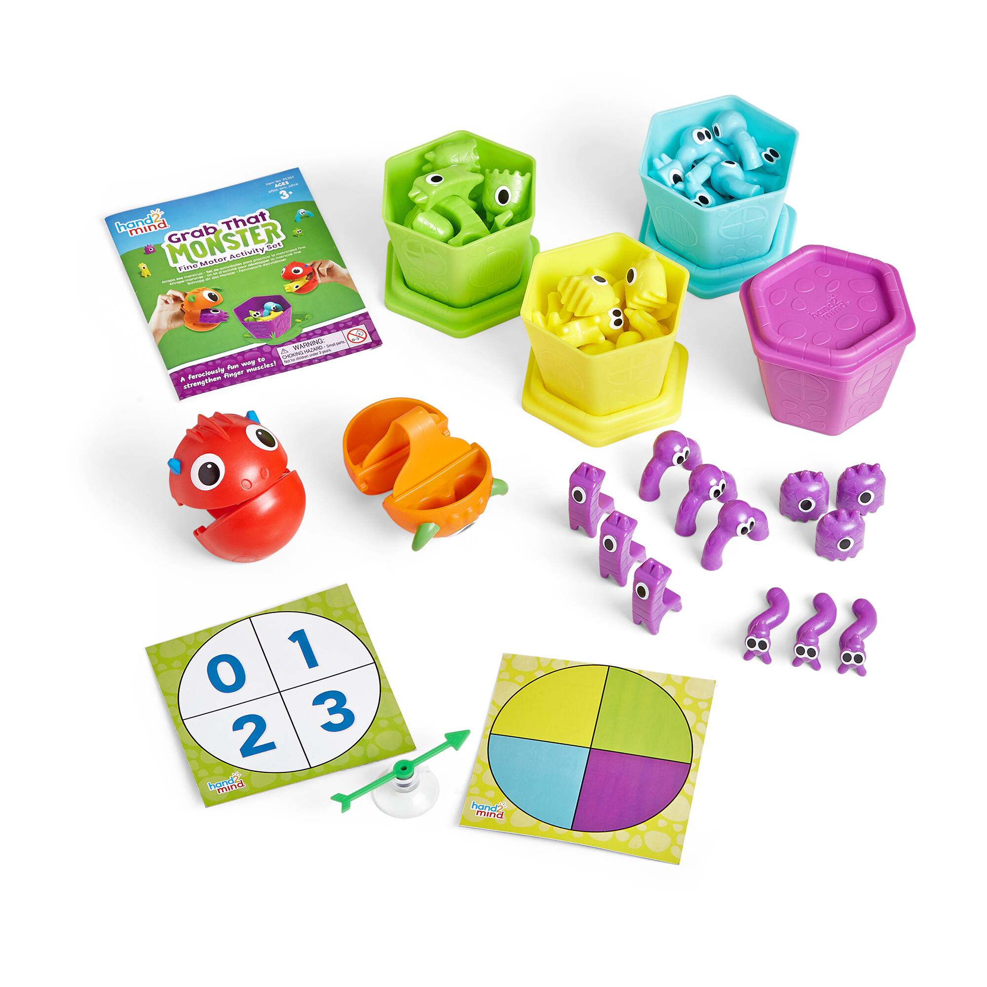 hand2mind Grab That Monster Fine Motor Activity Set